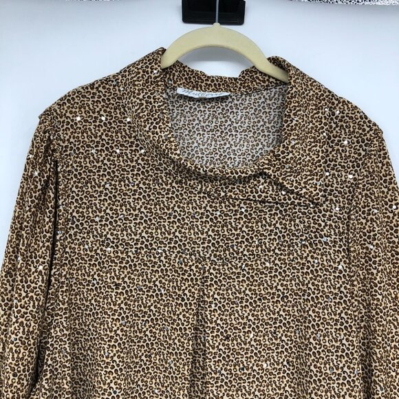 Mulberry Leopard Print Shirt size L - Picture 4 of 16